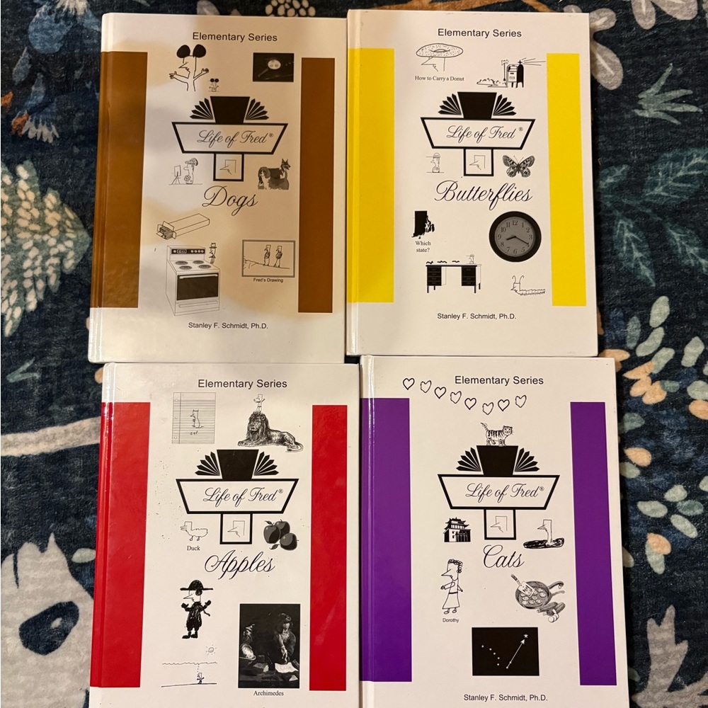 Elementary Series Book Set - Dogs, Butterflies, Apples, Cats